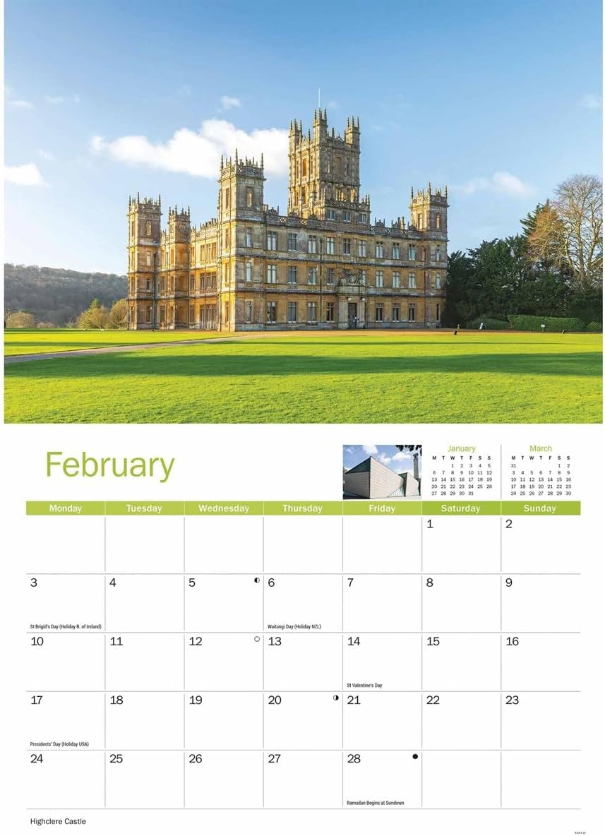 Hampshire A4 Calendar 2025 (PFP)