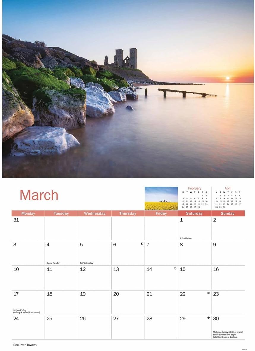 Kent A4 Calendar 2025 (PFP)