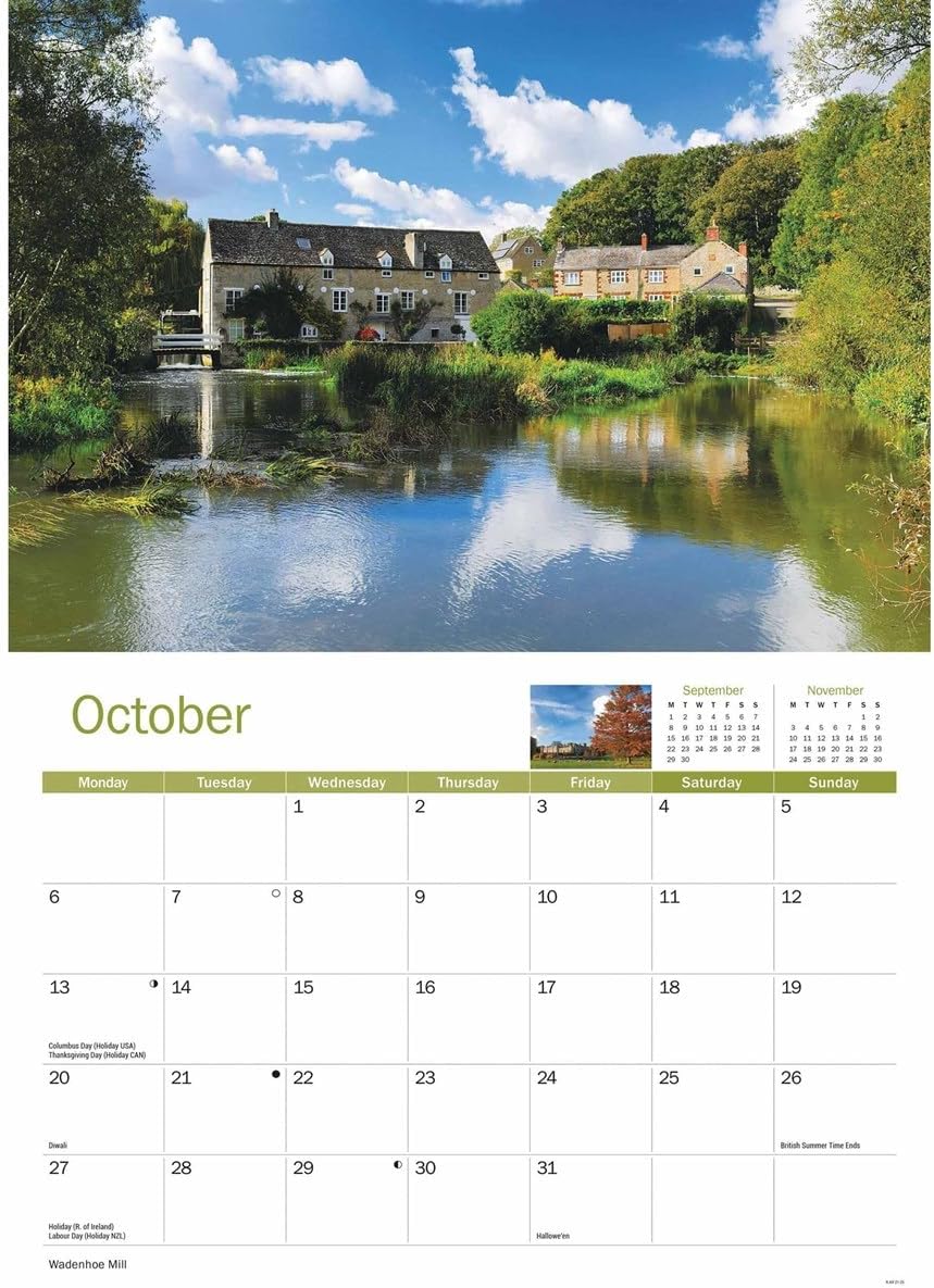 Northamptonshire A4 Calendar 2025 (PFP)