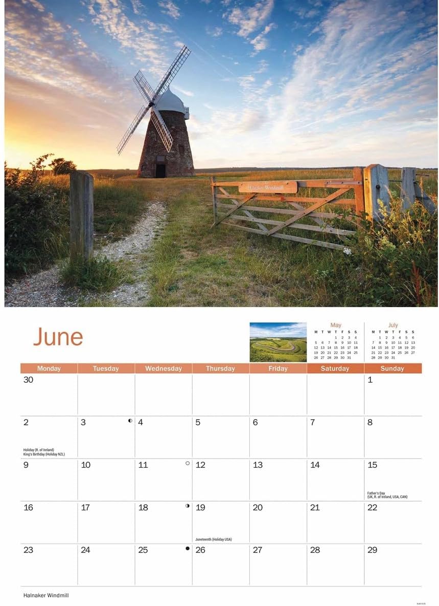 South Downs A4 Calendar 2025 (PFP)