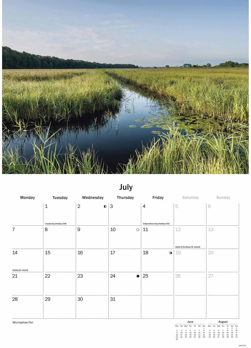 Norfolk Broads A5 Calendar 2025