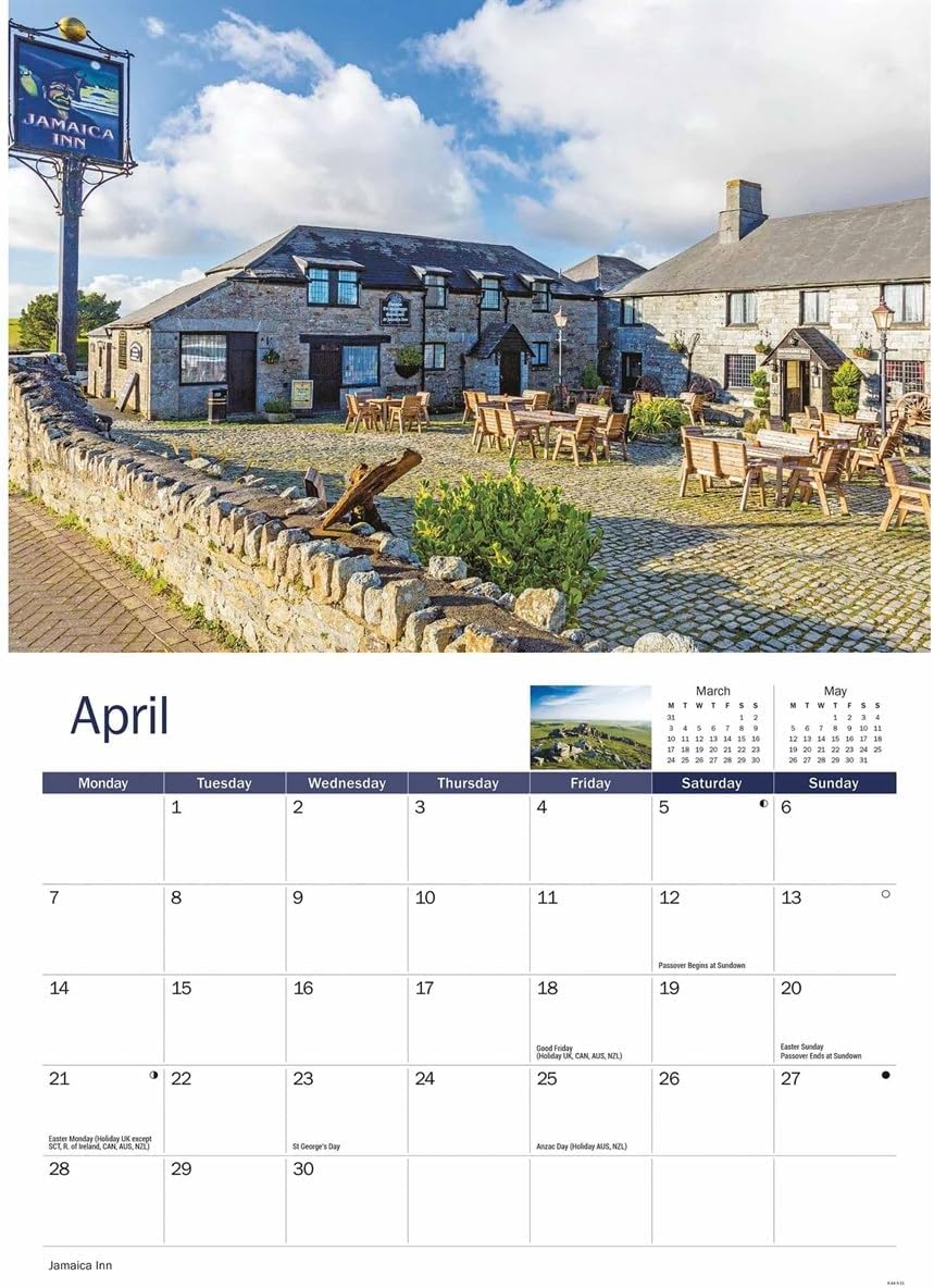 Beauty of Bodmin A4 Calendar 2025 (PFP)