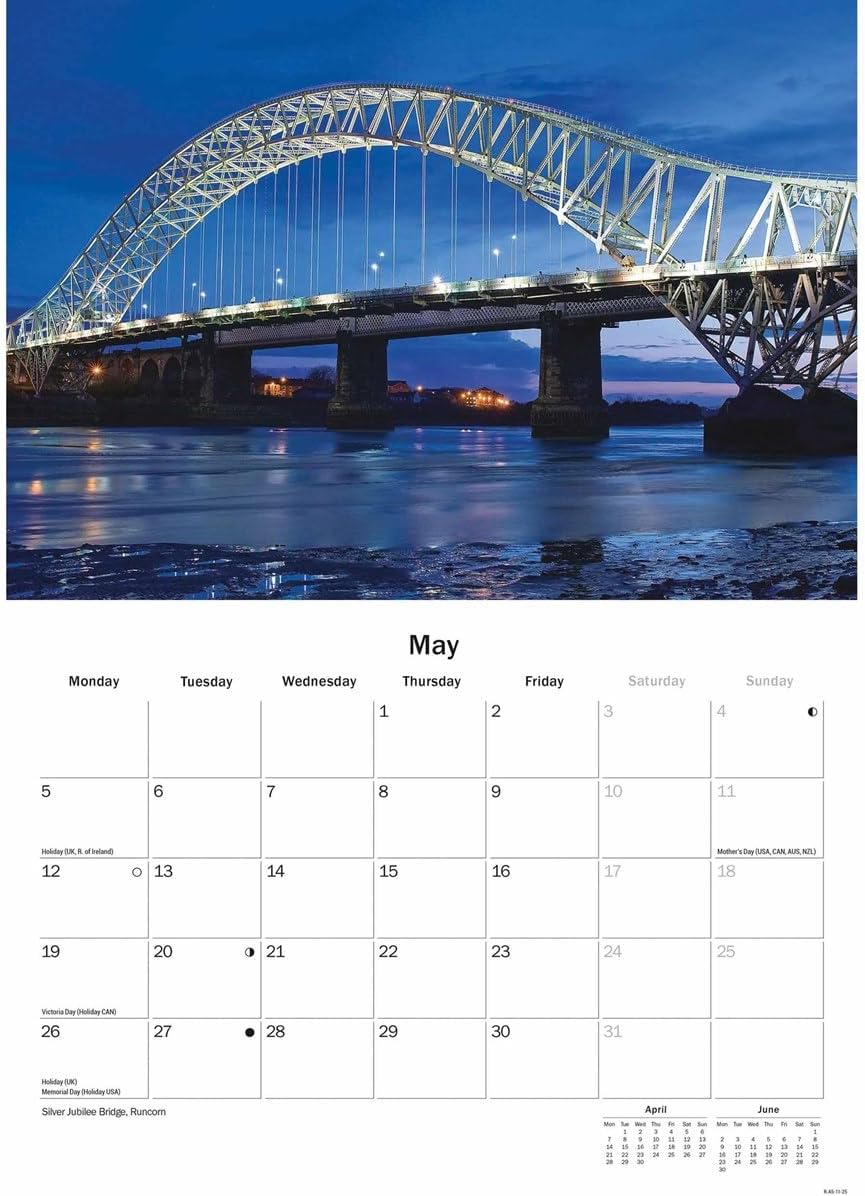 Cheshire A5 Calendar 2025