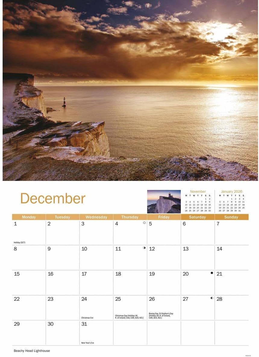 Eastbourne A4 Calendar 2025 (PFP)