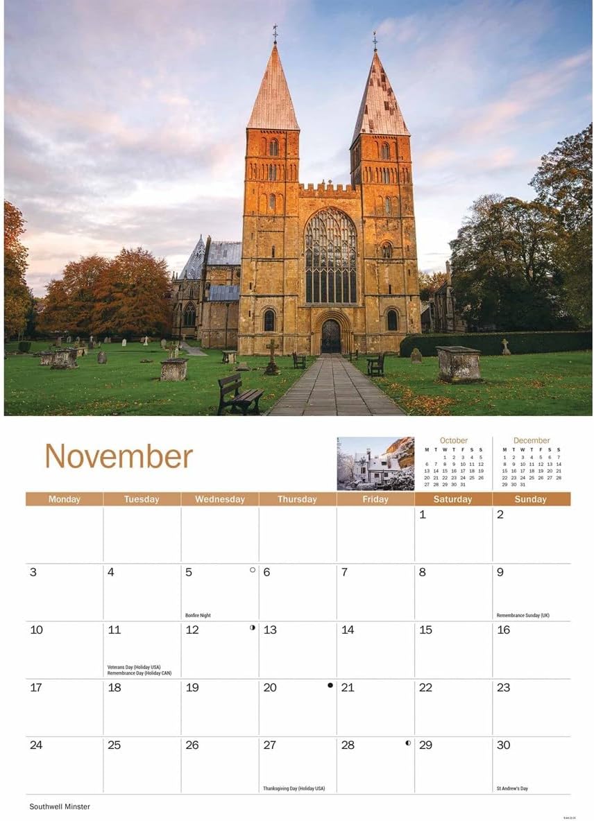 Nottinghamshire A4 Calendar 2025 (PFP)