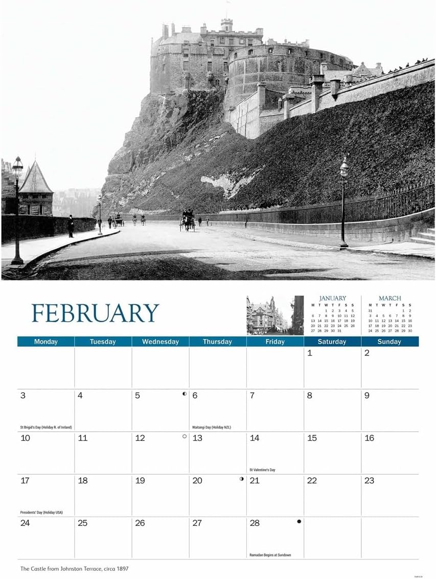Edinburgh Memories A4 Calendar 2025 (PFP)