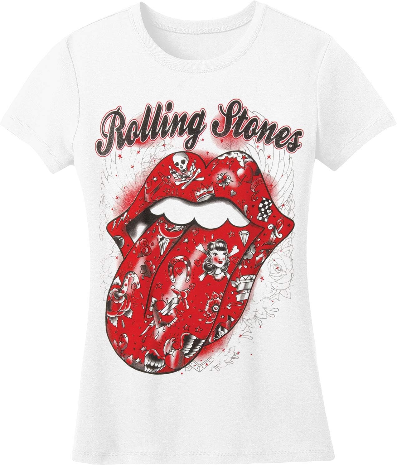Rolling Stones (The): Tattoo Flash (T-Shirt Donna Tg. Xl)
