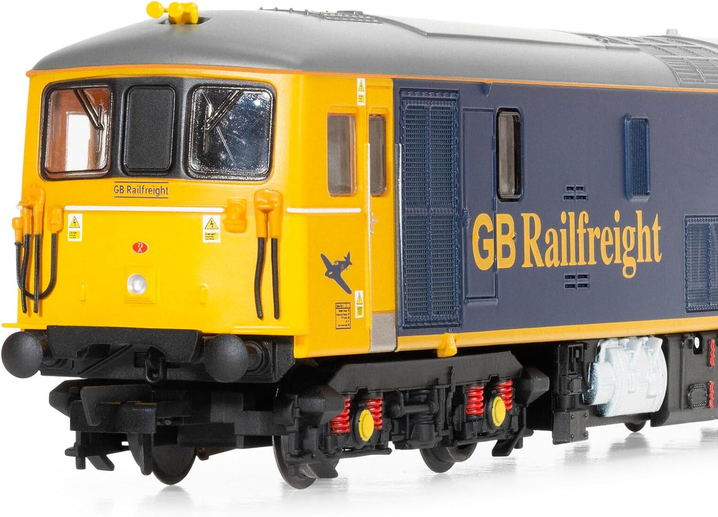 Hornby R30176TXS Railroad Plus GB Railfreight, Klasse 73, BO, 73109 „Luftschlacht um England“ – Eisenbahnlokomotiven der 10. Epoche, blau und orange