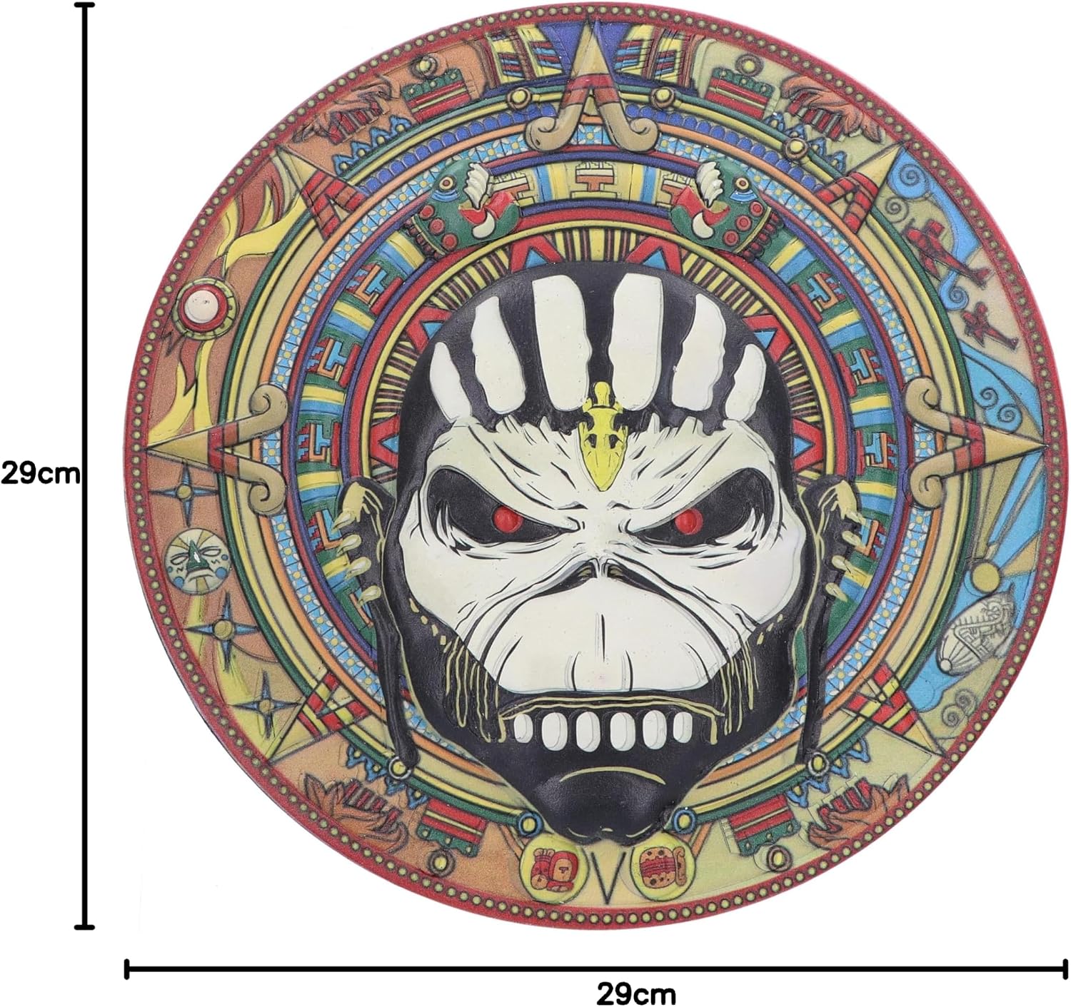 Nemesis Now Wall Plaque, Resin, Multicoloured, 29cm, Nemesis Now Wandschild, Kunstharz, mehrfarbig, 29 cm