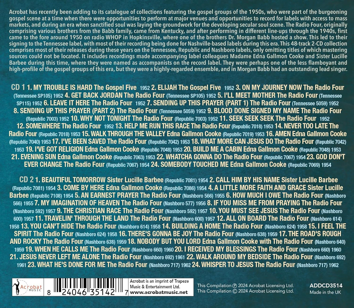 The Classic Decade - The Singles Collection 1952-62