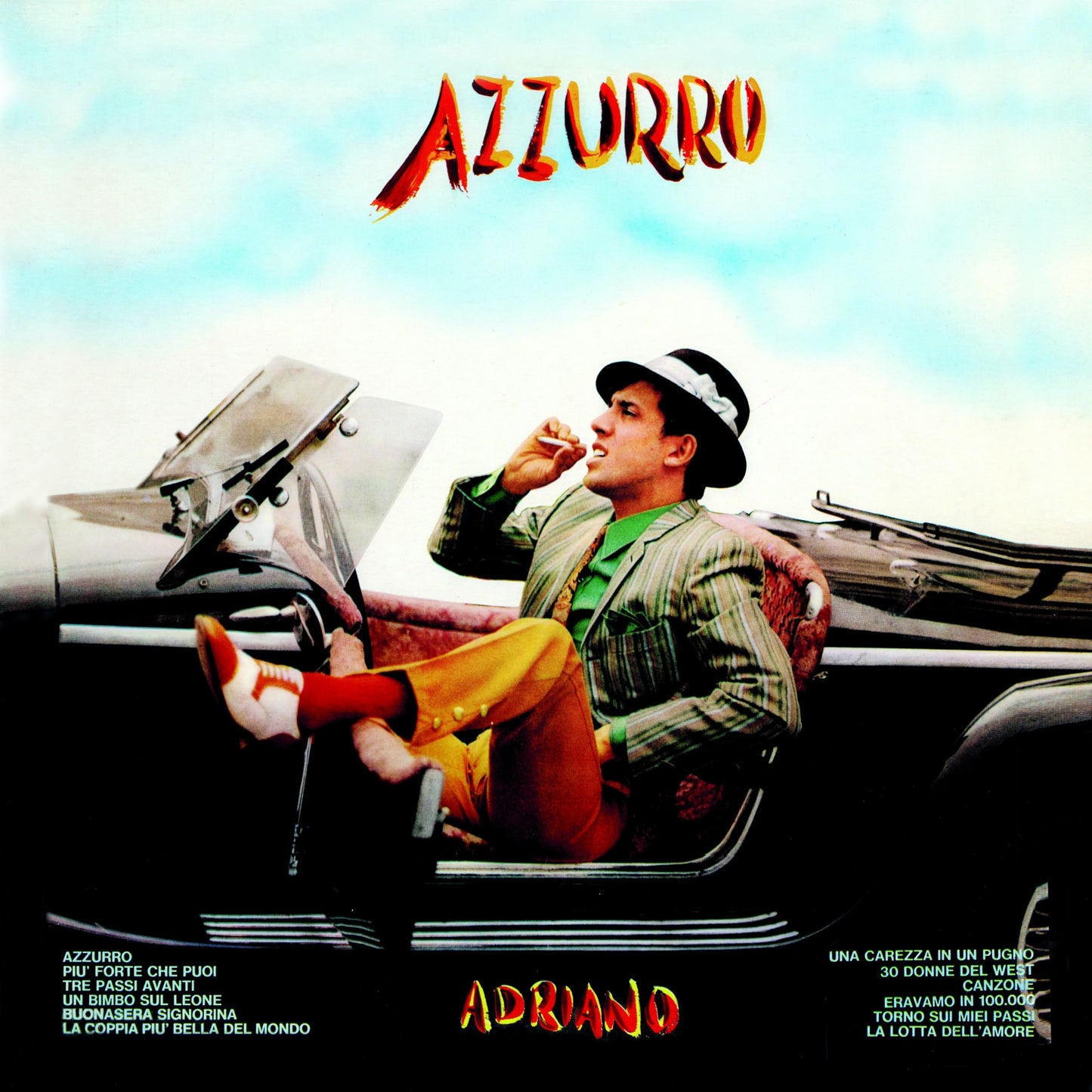 AZZURRO/UNA CAREZZA IN UN PUGNO (vinile