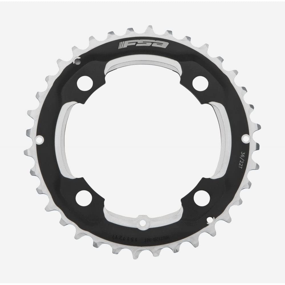 FSA Pro MTB Chainring (2x11, 104x48T, Black, 4h, 12mm Pin)