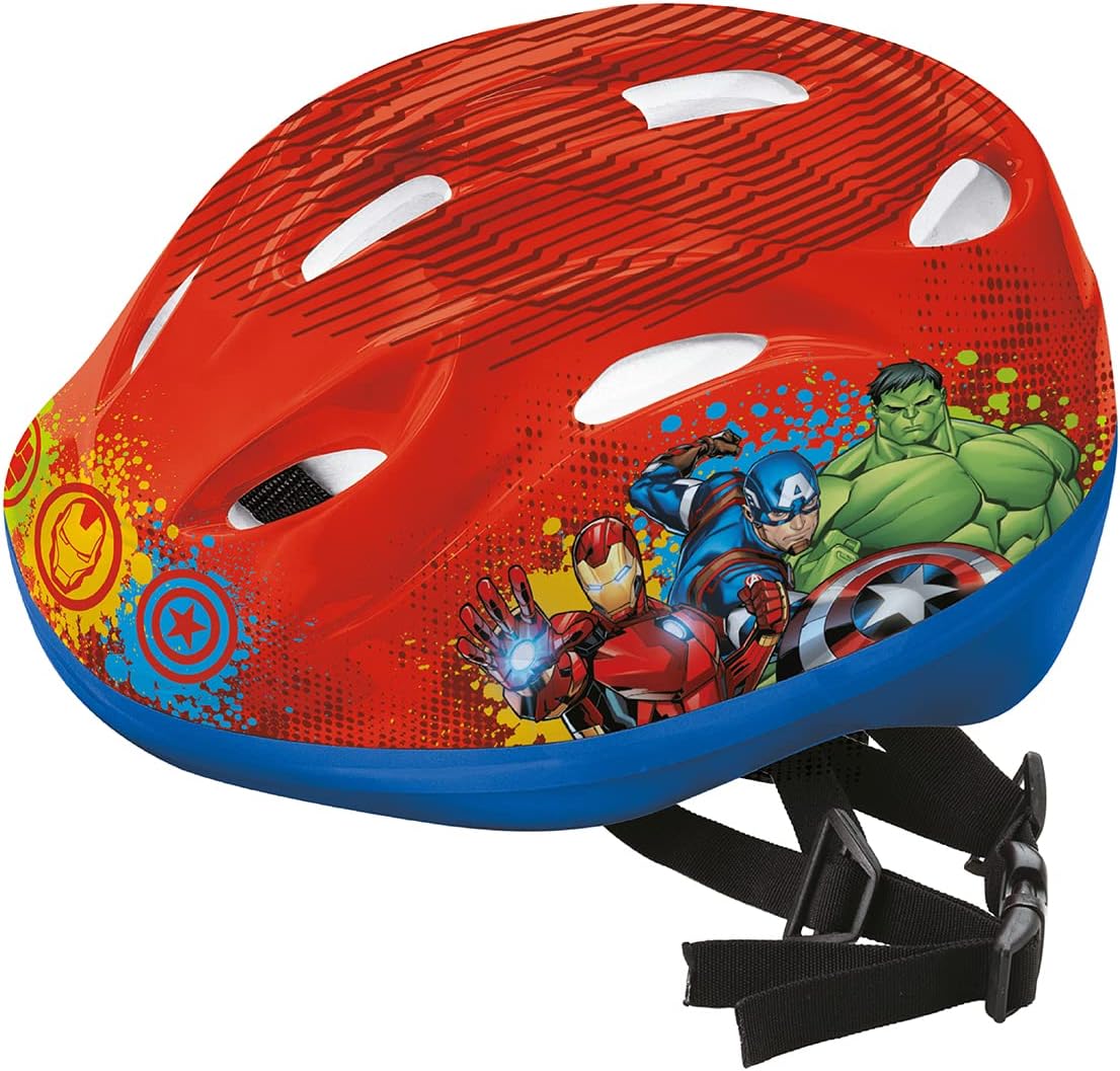 MONDO Toys-Casco de Bicicleta Infantil Avengers-18179 Casco Avengers, Color Azul, 26 x 20.5 x 13 cm (18179