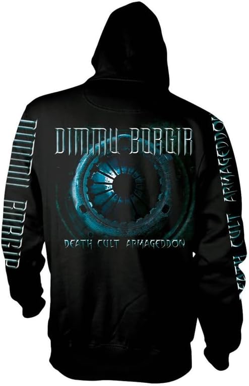 Dimmu Borgir Death Cult Armageddon Men's Hoodie Black Band Merch, Bands