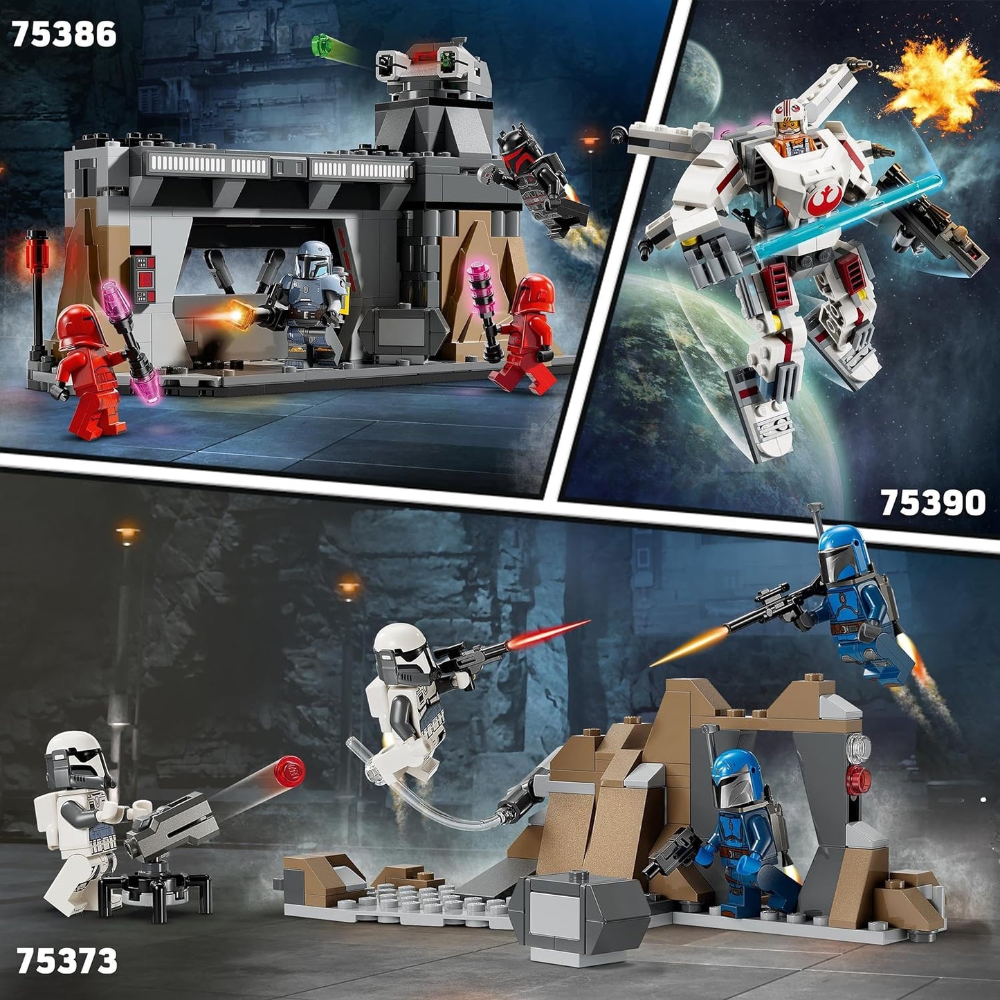 LEGO Star Wars Luke Skywalker X-Wing Mech, Collectible Building Toy for 6 Plus Year Old Boys, Girls & Kids, with a Character Minifigure for Fantasy Action-Adventures, Small Creative Gift Idea 75390