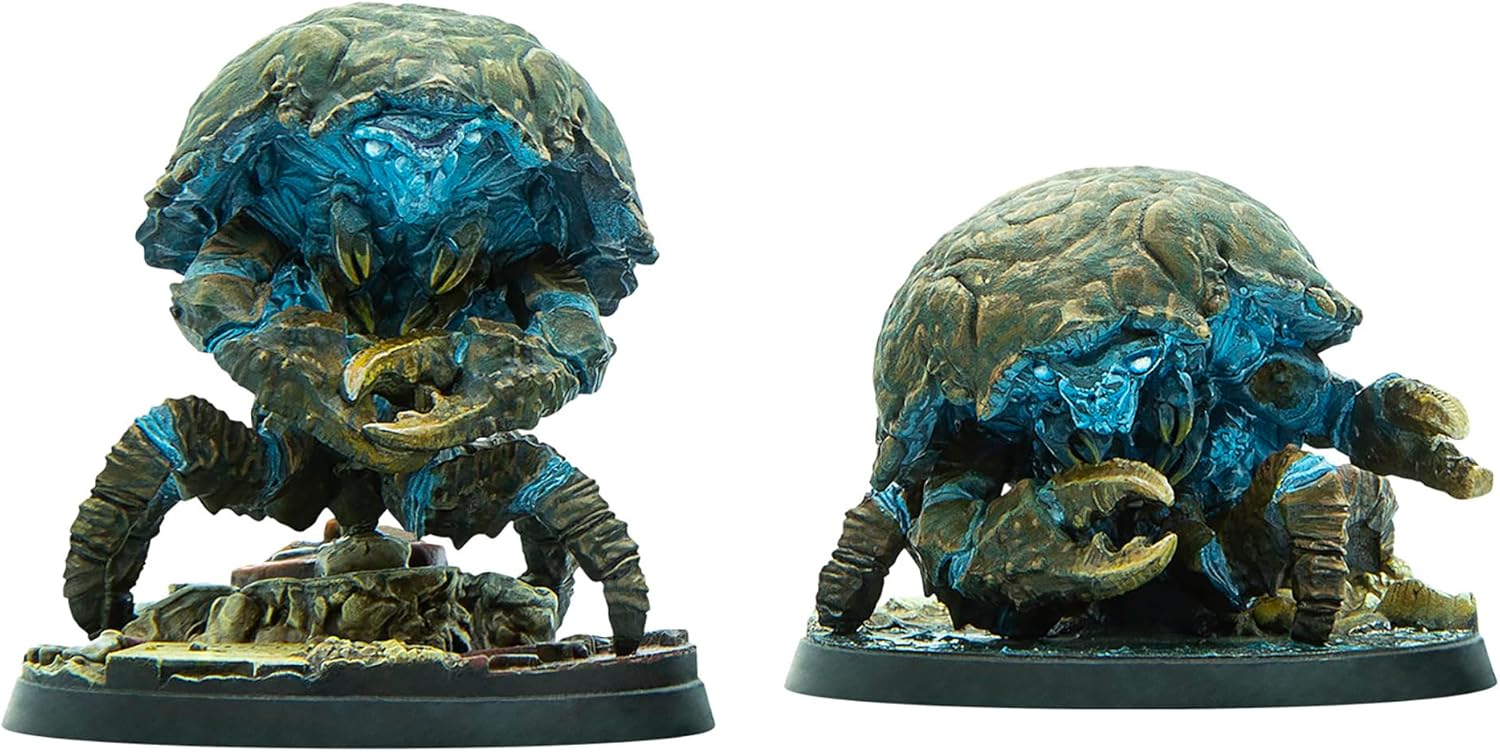 Modiphius Entertainment: Fallout: Wasteland Warfare Creatures - Nukalurks - 2 Figures, 32mm RPG Unpainted Resin Miniatures, Scenic Bases, Nuka World