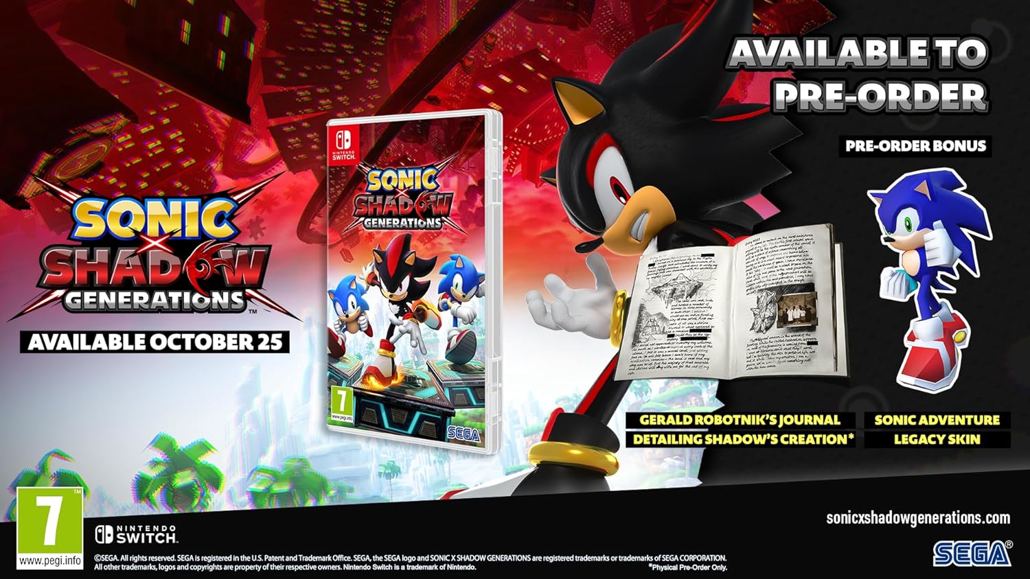 Sonic x Shadow Generations (Nintendo Switch)