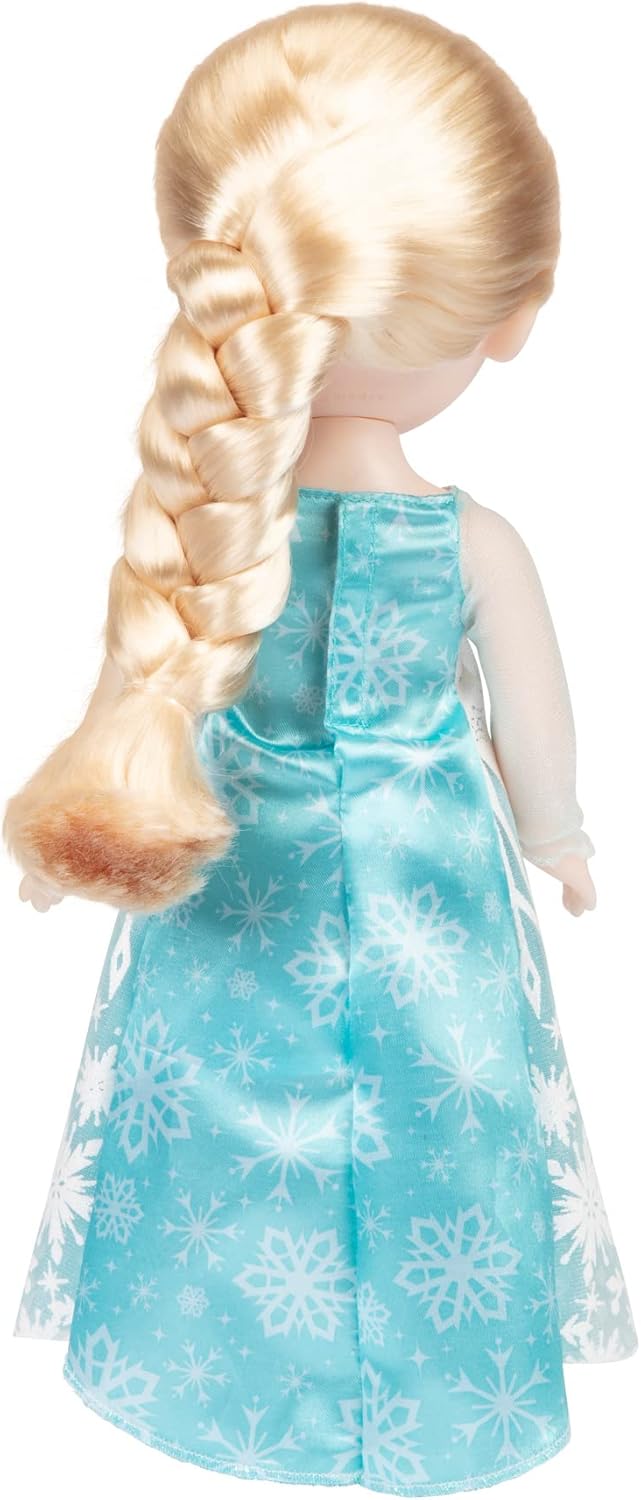 Disney Die Eiskönigin - Frozen - Singing Elsa doll 35 cm, sings Let It Go, includes accessories for extra fun, perfect girls from 3 years, 225306, turquoise