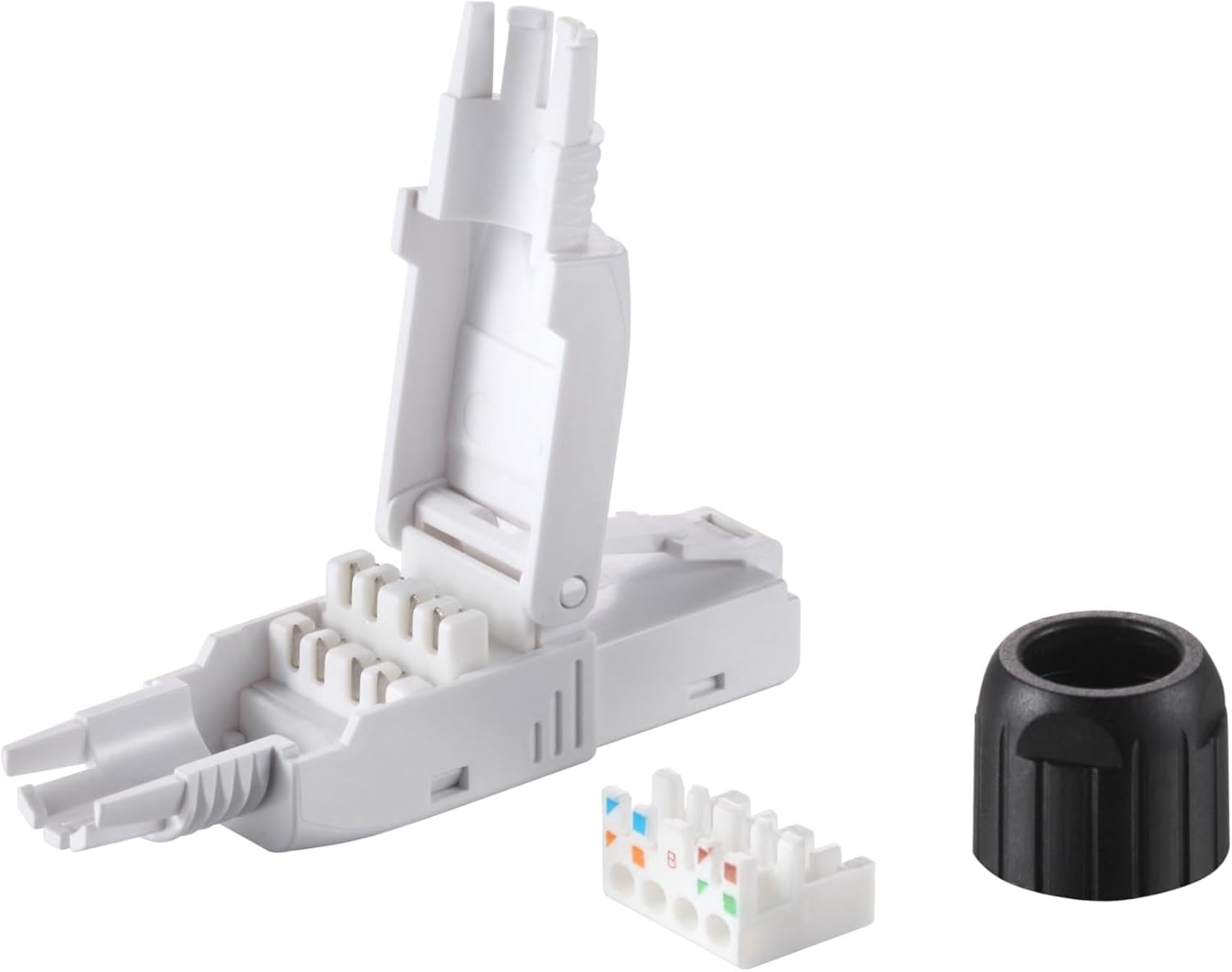 Equip 121162 Cat.6A connettore RJ45 Senza Attrezzi, 5 Pezzi