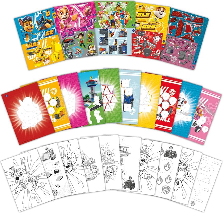 Totum - Totum PAW Patrol Stickeren op Nummer Boek
