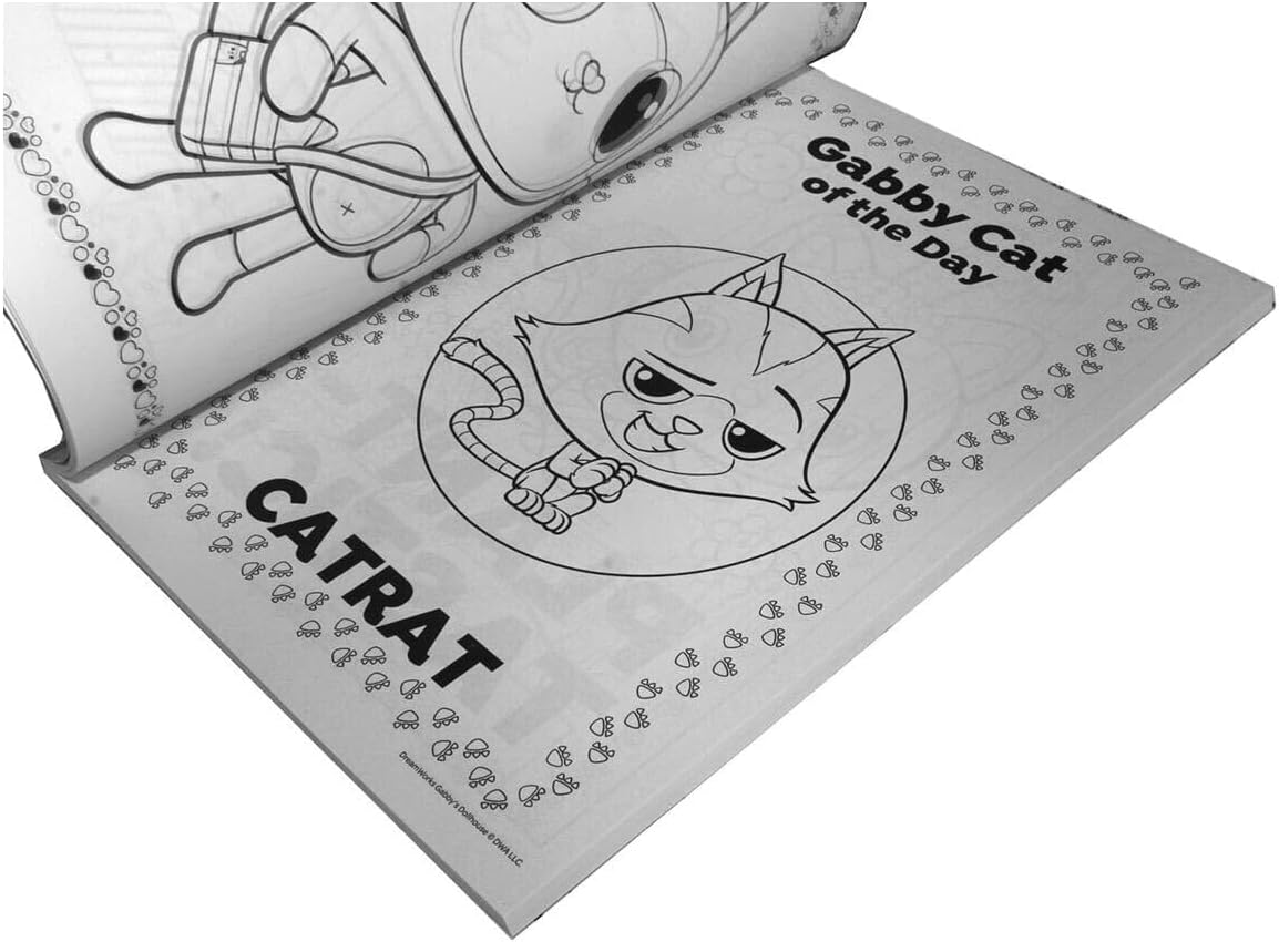 Dreamworks Gabbys Poppenhuis Jumbo Kleur- en Activiteitenboek |Kleurboek voor kinderen|Fun and Play Activity Kleurboeken|Perfect voor reizen, Verjaardag Kerstcadeautjes|Geschenken voor kinderen|Voor