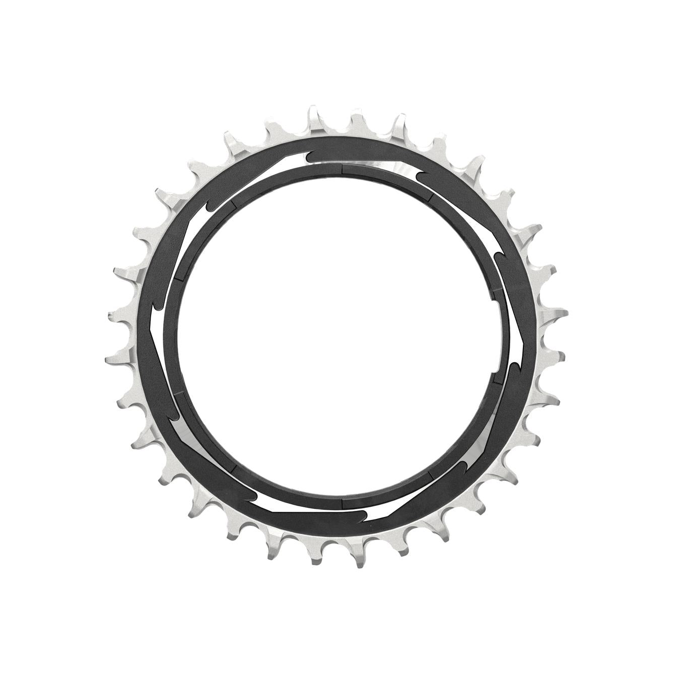 SRAM Chain Ring T-Type Powermeter Threaded 3mm Offset Eagle (Including Pin Thread Backup And Screw) Xxsl D1 2023 Black/Silver 36T