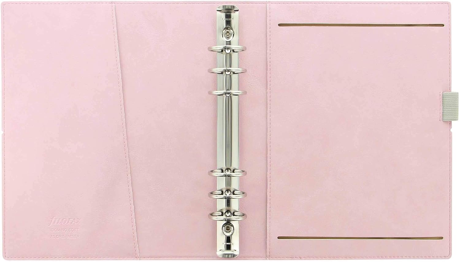 Filofax A5 Domino Soft Organiser, 2020, Pale Pink