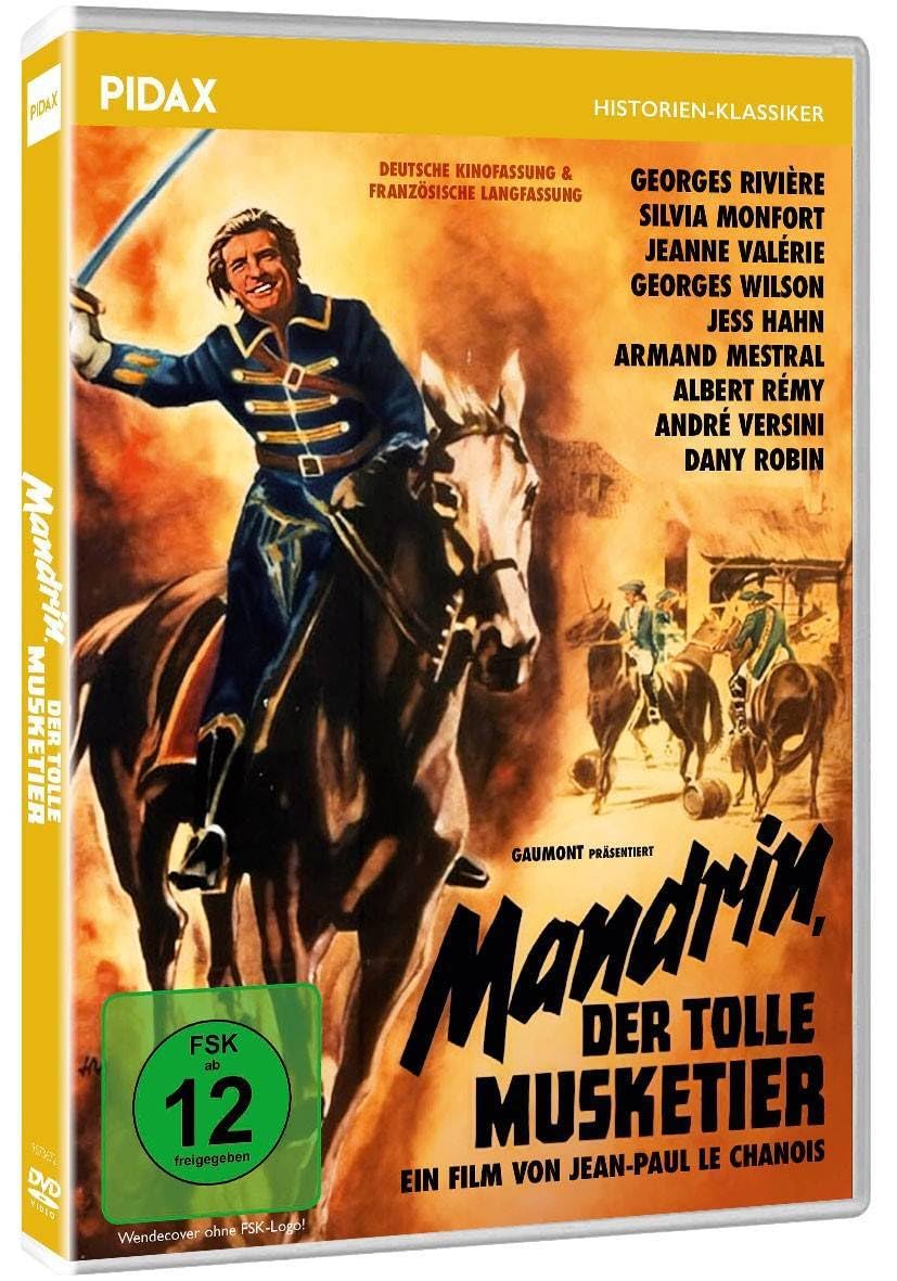 Mandrin, der tolle Musketier / Abenteuerfilm von Jean-Paul Le Chanois („Die Elenden“) (Pidax Film-Klassiker