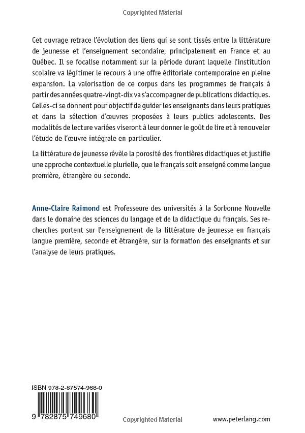 Littérature de jeunesse et enseignement du français : à la croisée des didactiques (ThéoCrit')