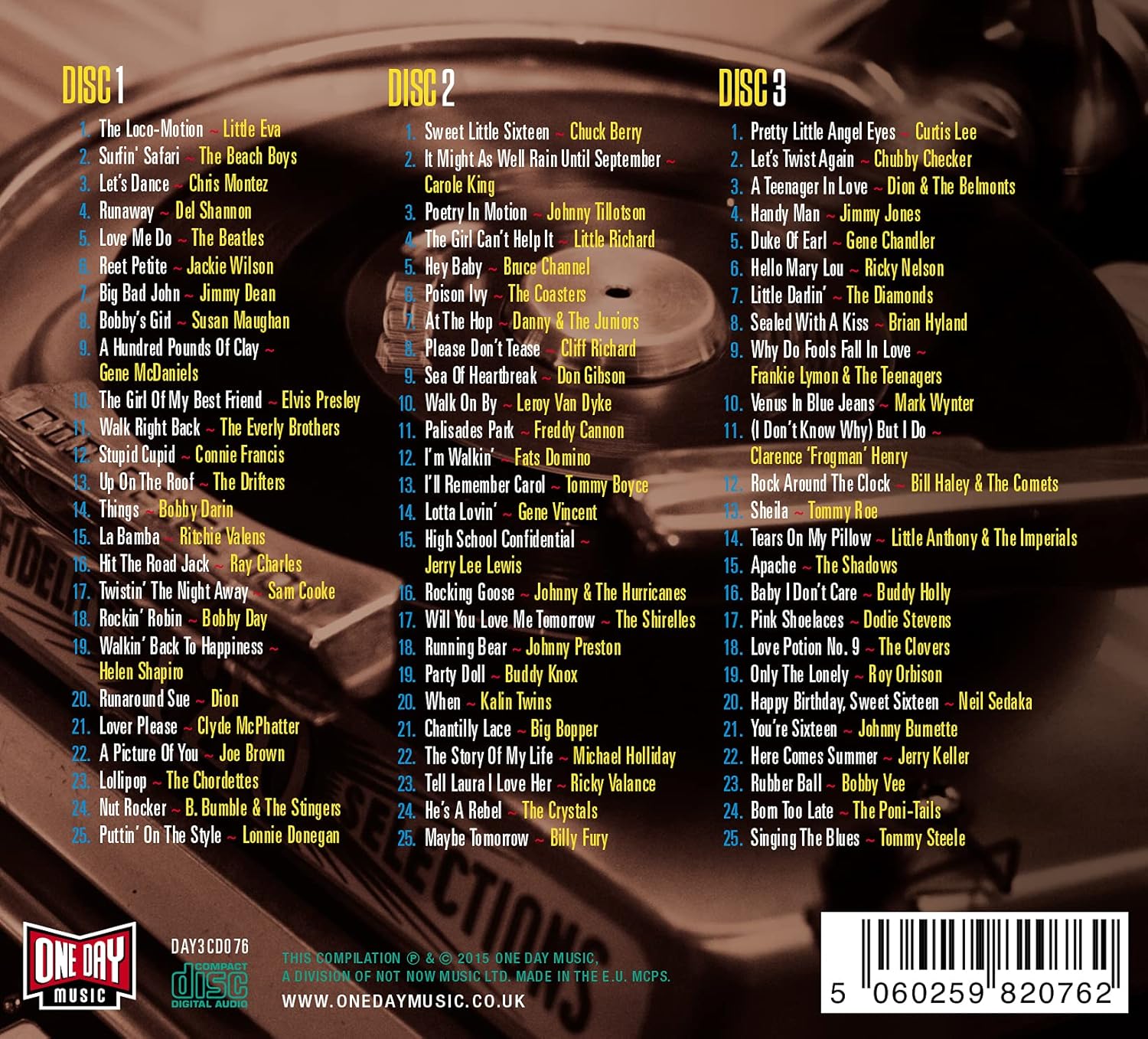 Ultimate Jukebox Hits Of The '50s & '60s