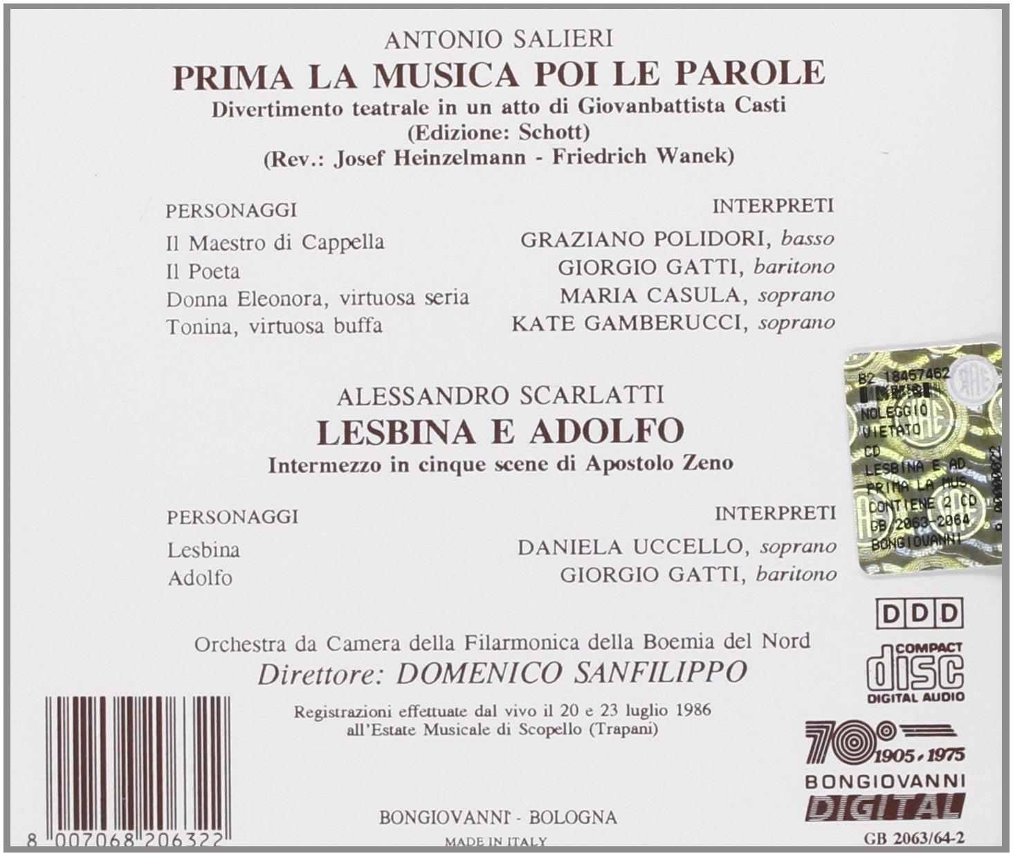 Prima la Musica/Lesbina