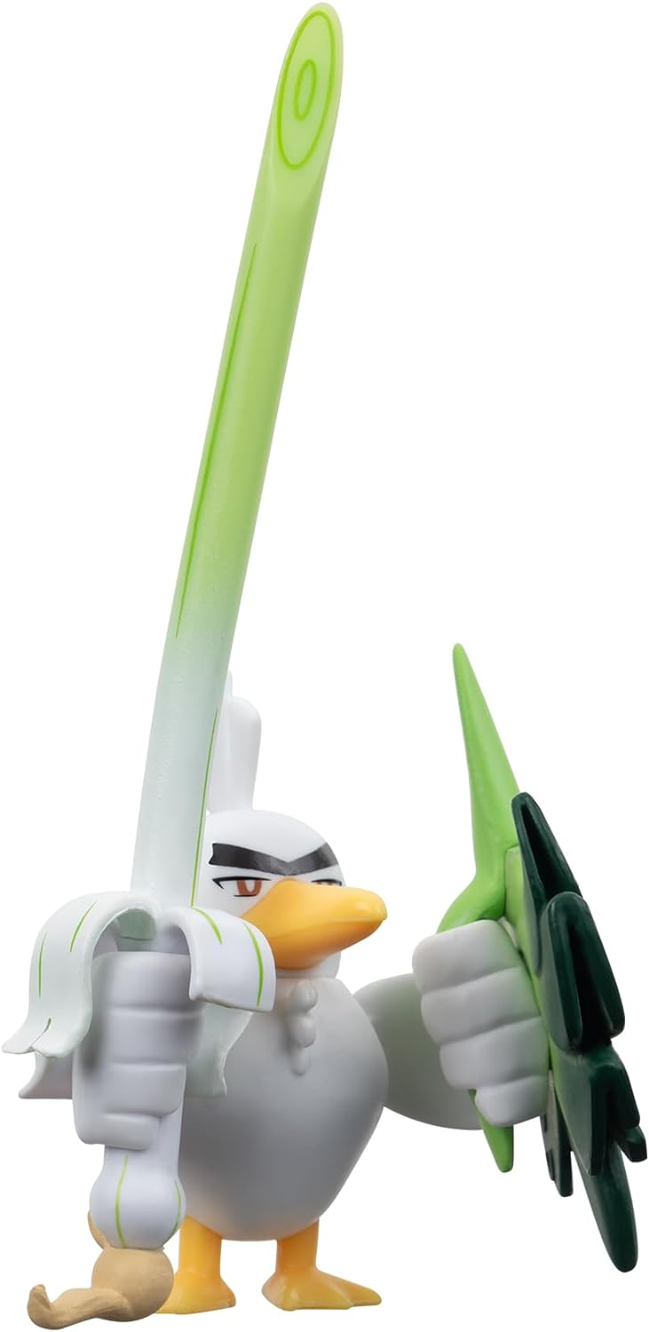 Pokémon Battle Figure 3 Pack - Features 2-Inch Fennekin and Lechonk and 3-Inch Sirfetch'd Battle Figures