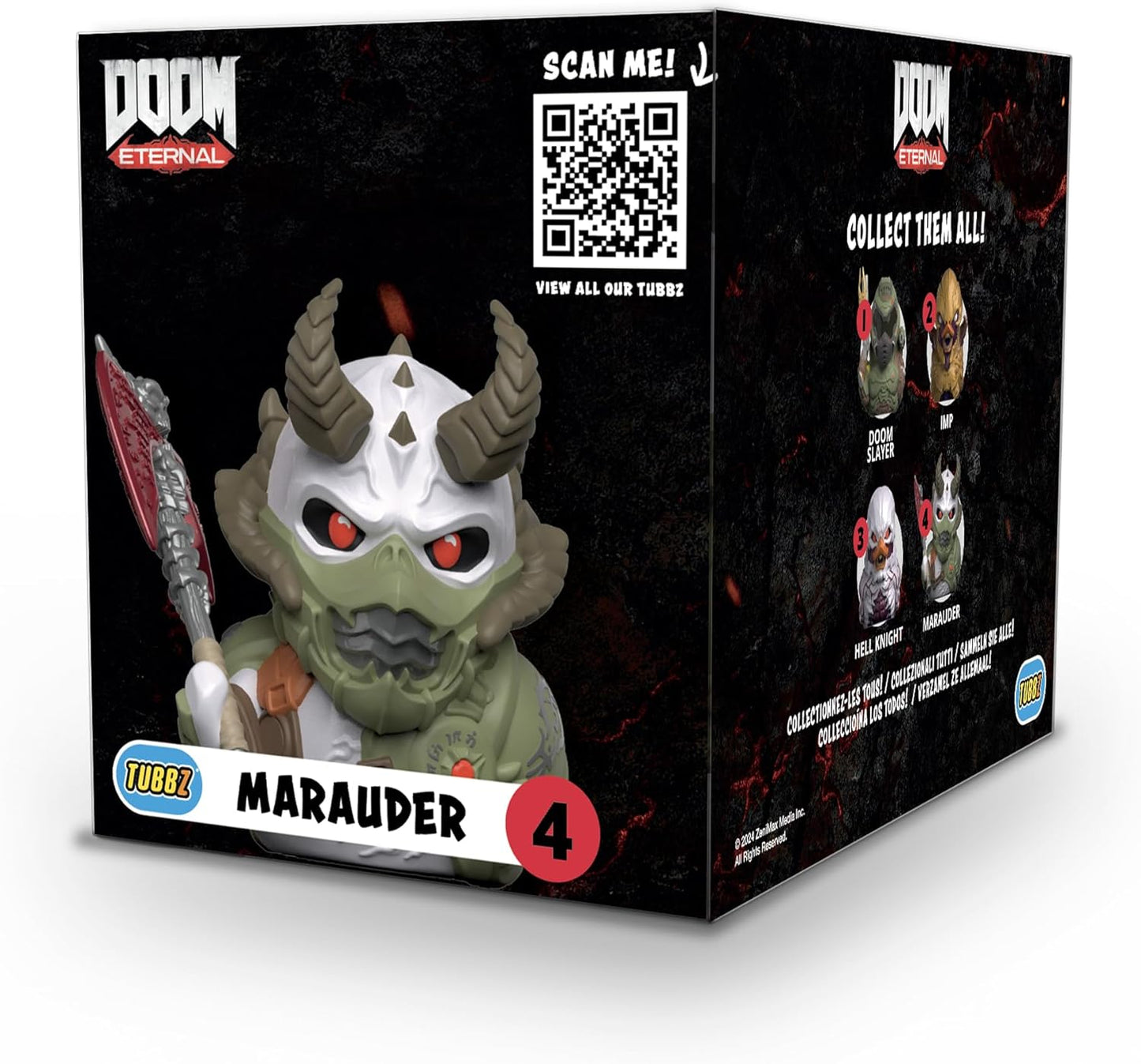 TUBBZ Boxed Edition Marauder Collectible Vinyl Rubber Duck Figure - Official DOOM Merchandise - TV, Movies & Video Games