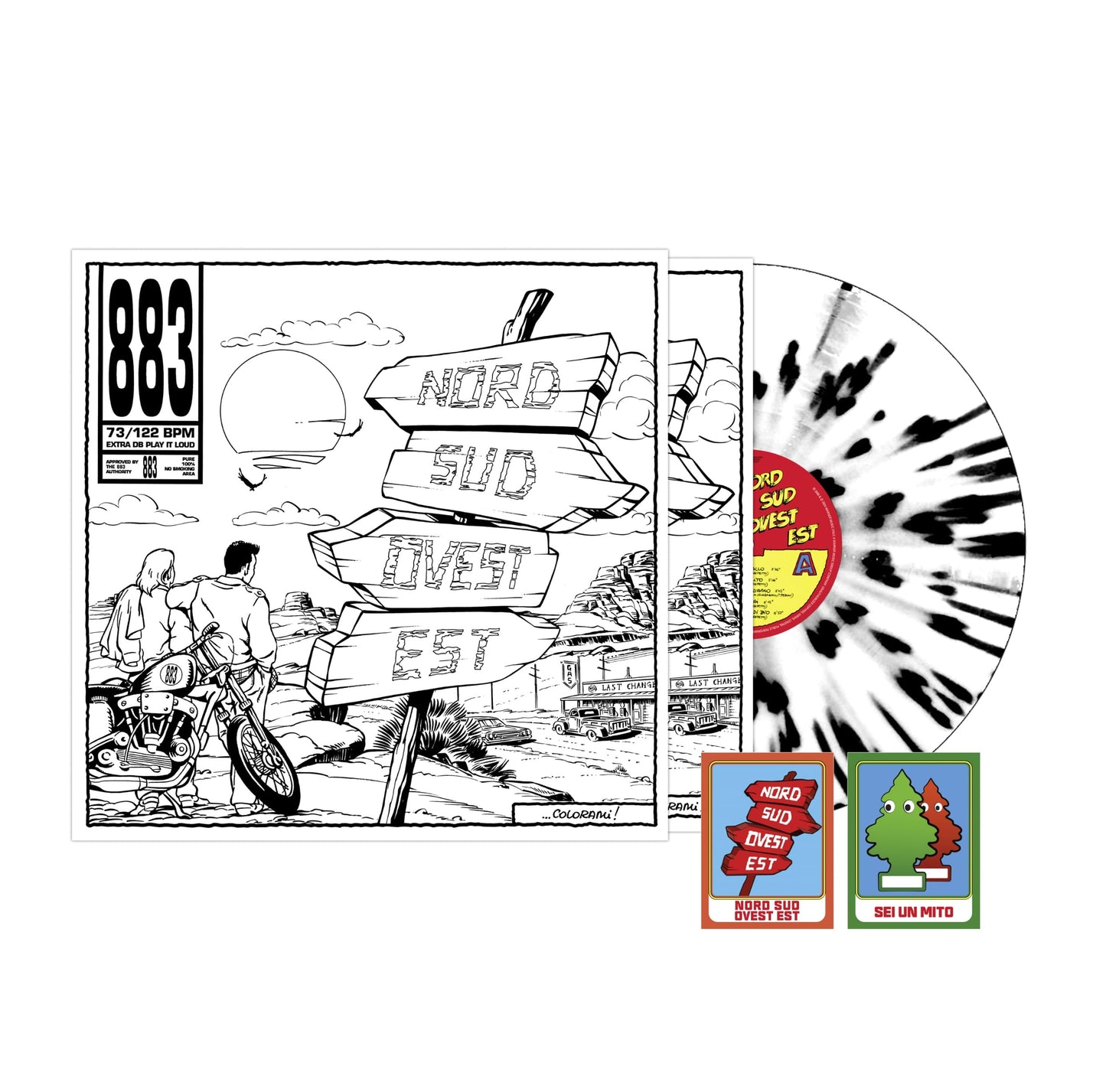 Nord Sud Ovest Est (Original Version 1993 Vinile r. Splatter + 2 Figurine