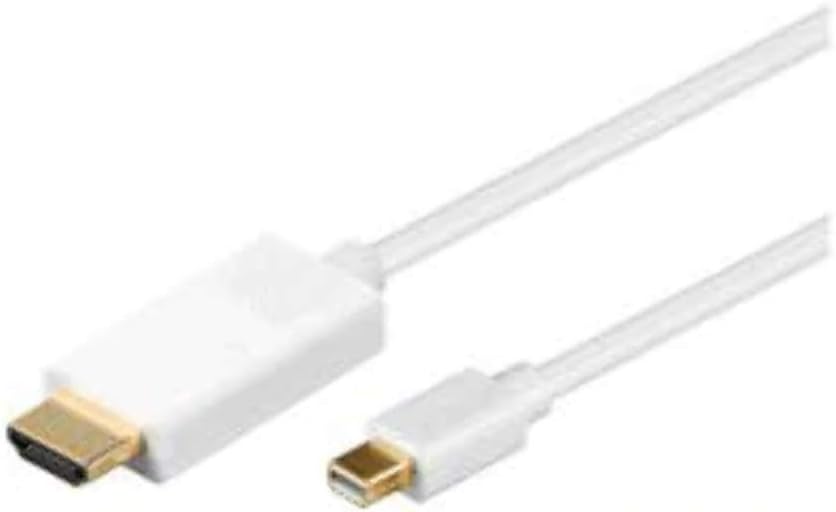 `Microconnect - Mini Displayport-Hdmi, M/M, 5M, White`