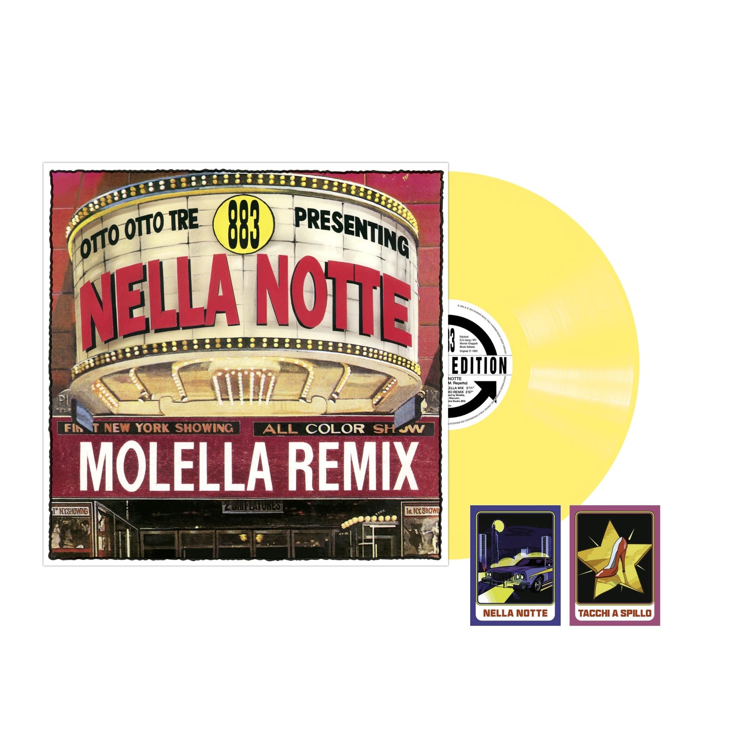 Nella Notte (Original Version 1993 - Vinile r. Giallo + 2 Figurine Speciali)