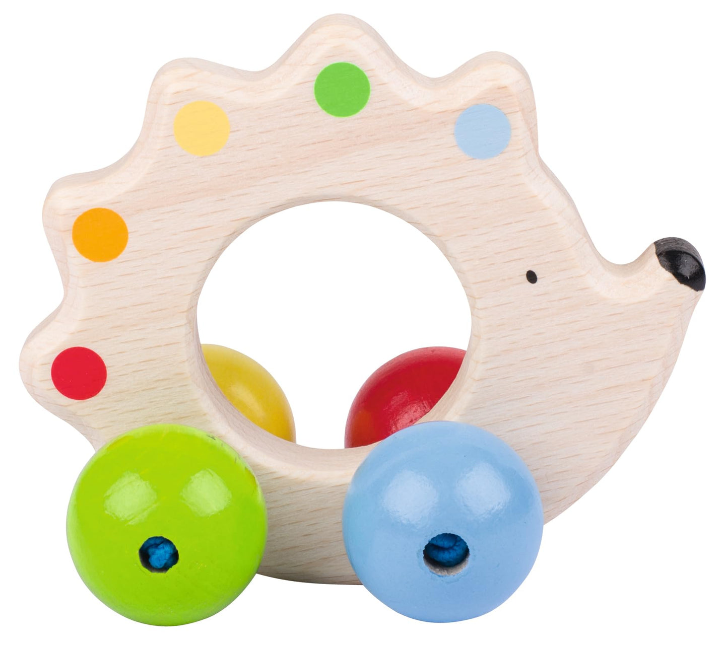 Goki Brand rattles. Hindered Rattle with Pearls