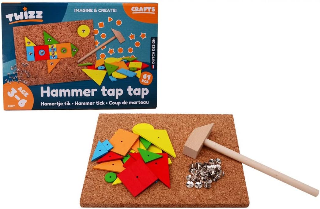 Twizz Hammer 30 x 4 x 21 Junior Wood / Cork Pack of 61