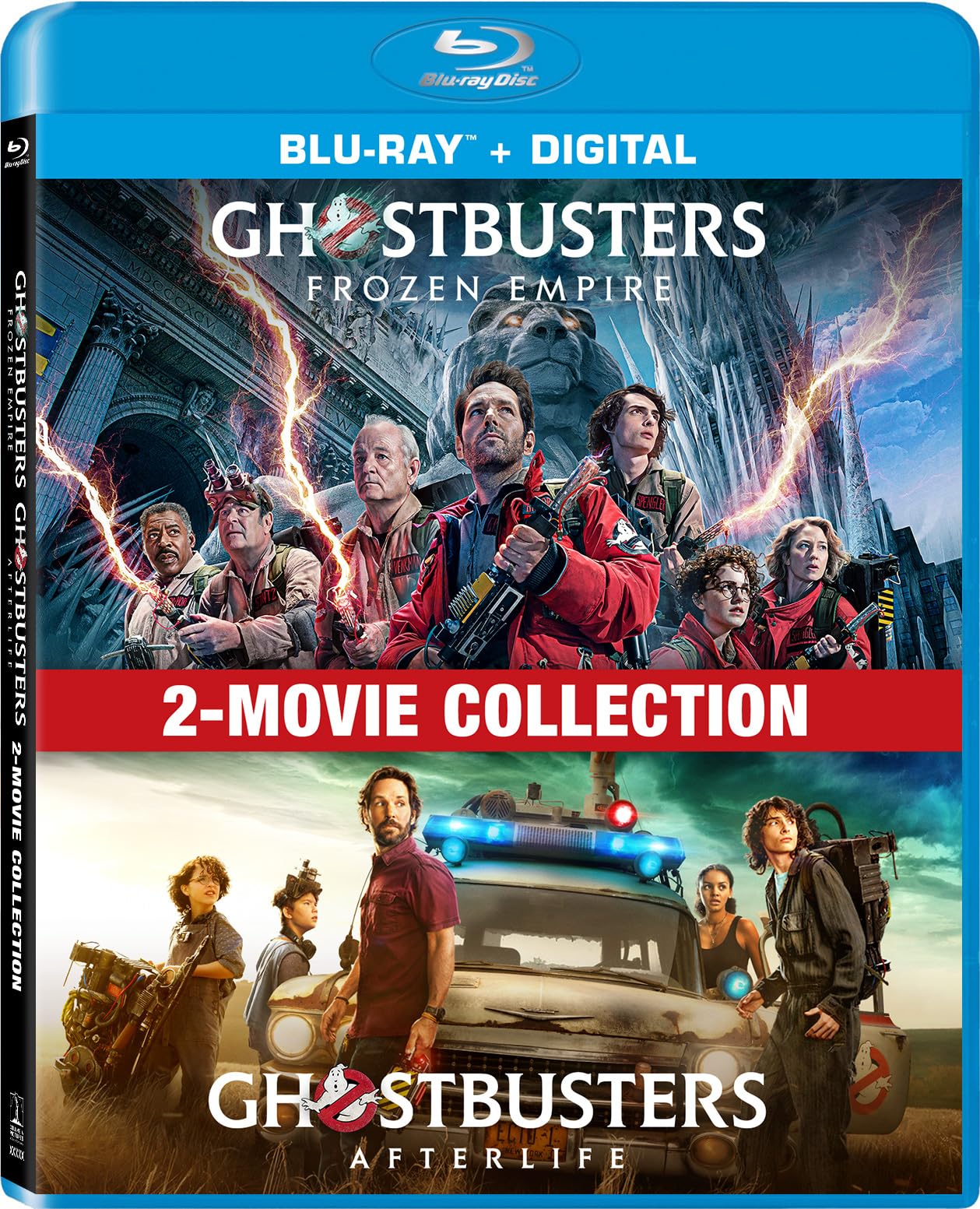 Ghostbusters: Afterlife / Ghostbusters: Frozen Empire - Multi-Feature (2 Discs) - Blu-ray + Digital