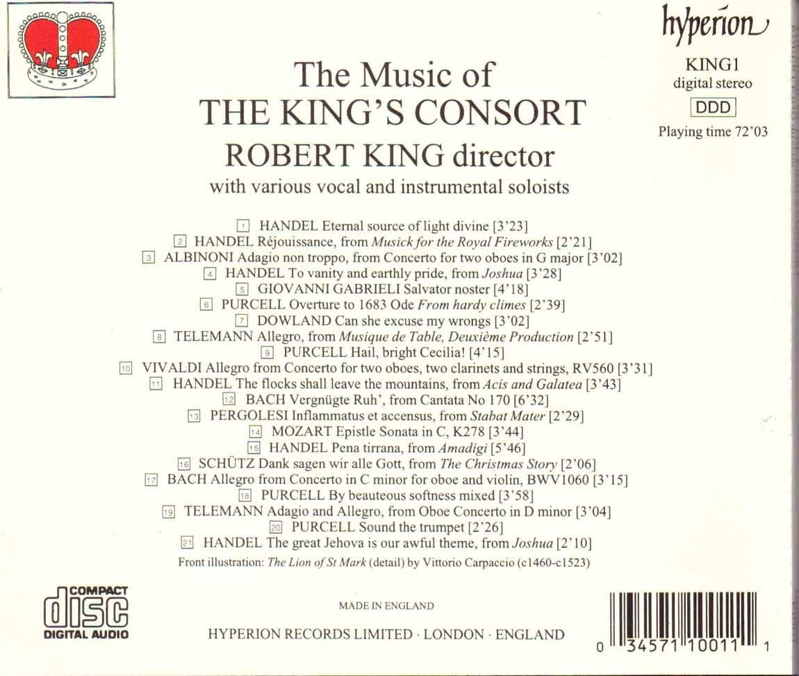 Purcell, Bach, Haendel...