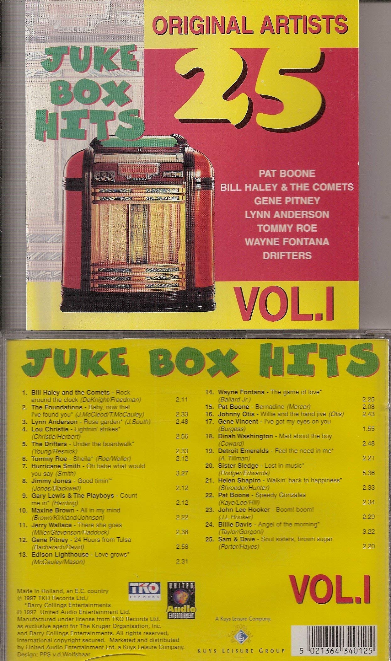 Bill Haley, Foundations, Lynn Anderson, Lou Christie, Drifters, Tommy Roe...