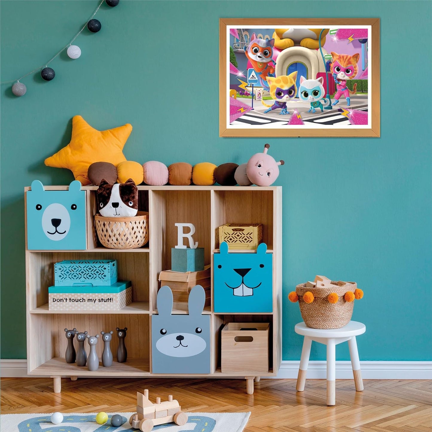 Clementoni- Supercolor Puzzle-SuperKitties-2x20 (Include 2 20 Pezzi) Bambini 3 Anni, Puzzle Cartoni Animati, Made in Italy, Multicolore, 24811
