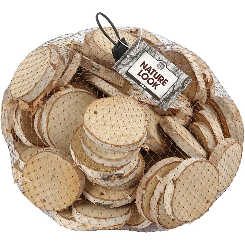 Creativ Company - Houten Schijven met Gat 500 gram