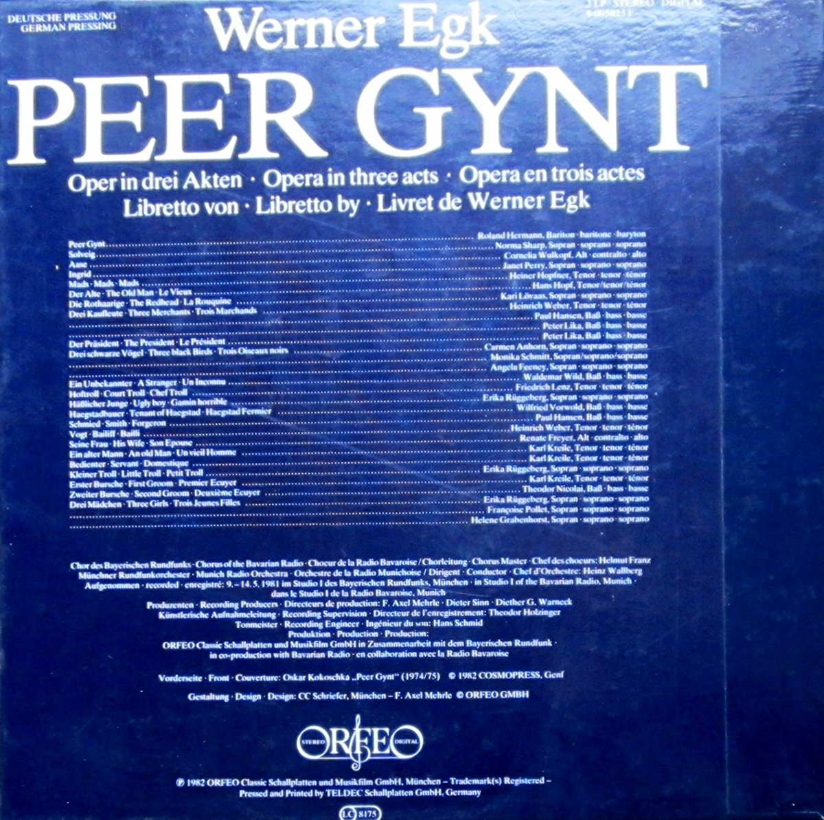 Peer Gynt-Oper In Drei Akten