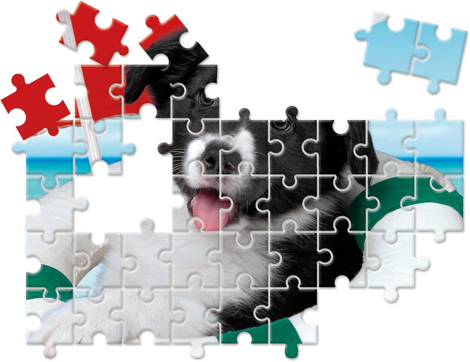Clementoni 20283 Jigsaw 10 in 1 Friends (60+2x48+4x30+3x18 Pieces) -Supercolor Children 4-6 Years, Realistic, Animals, Gift for Boy/Girls, Puzzle for Kids, Made in Italy, Multicolor
