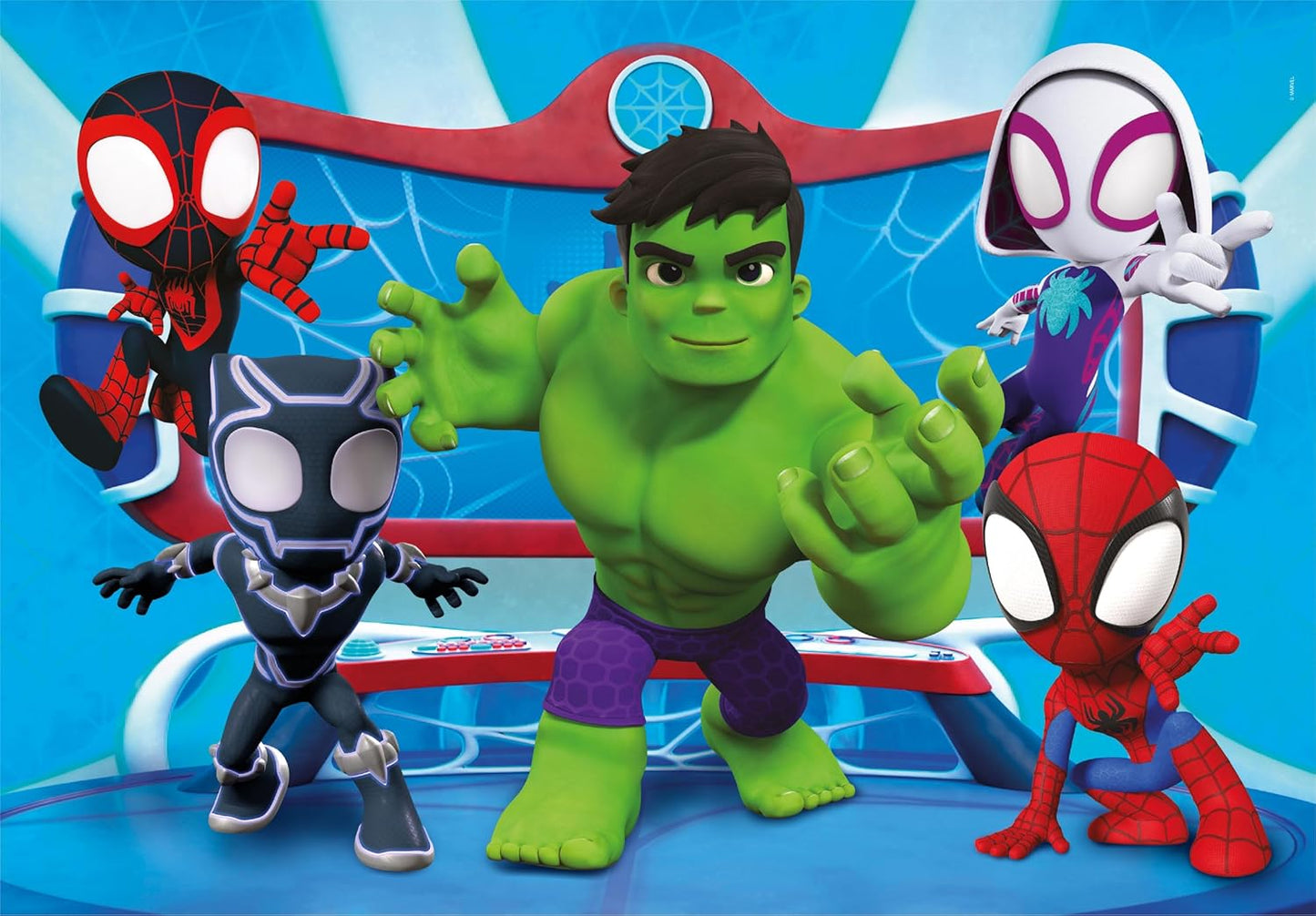 Clementoni 26595 Marvel Spidey And His Amazing Friends Jigsaw 60 Pieces-Supercolor Children 4-6 Years, Cartoon, Gift for Boy/Girls, Puzzle for Kids, Made in Italy, Multicolor