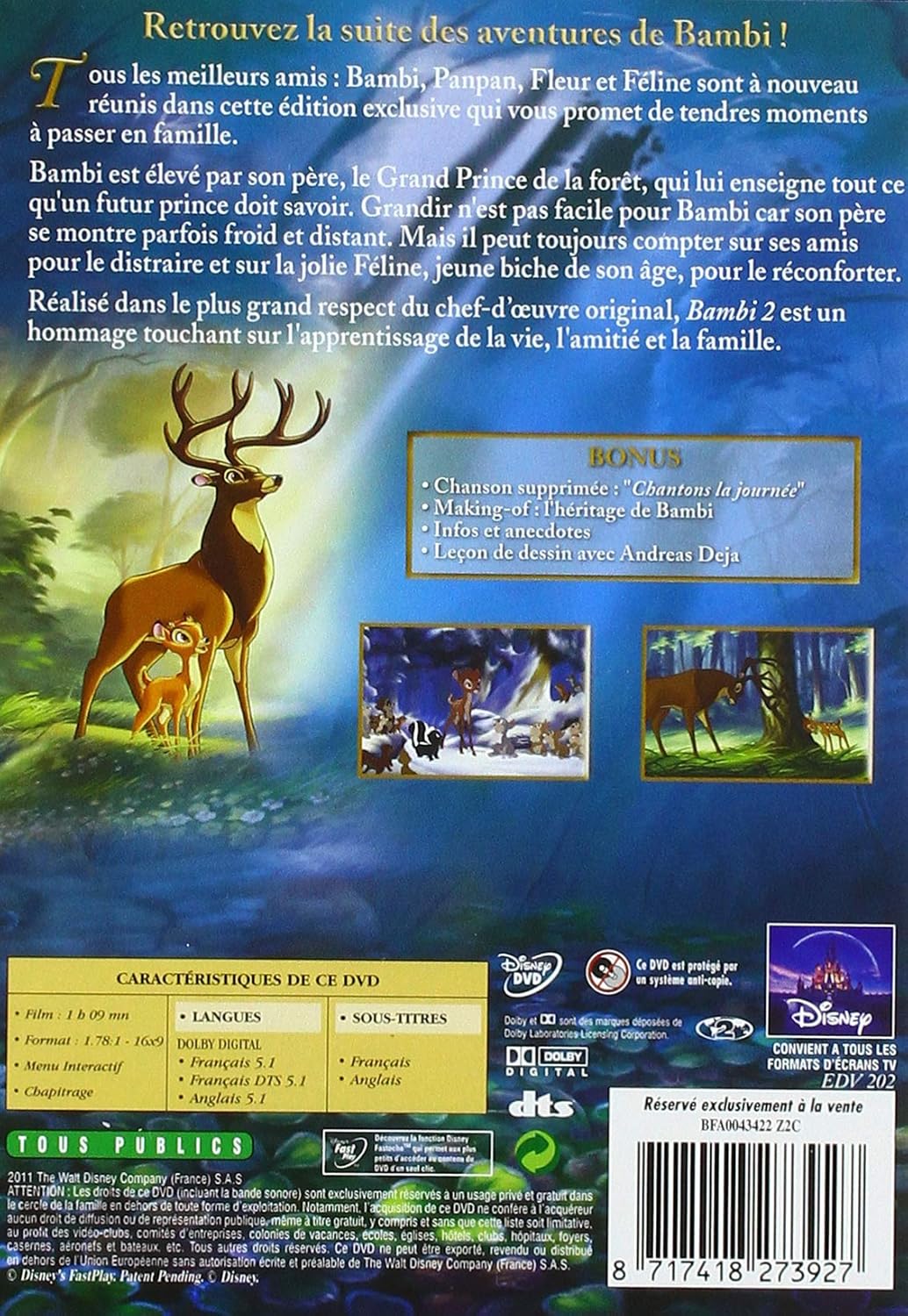 Bambi 2 - (French Edition)