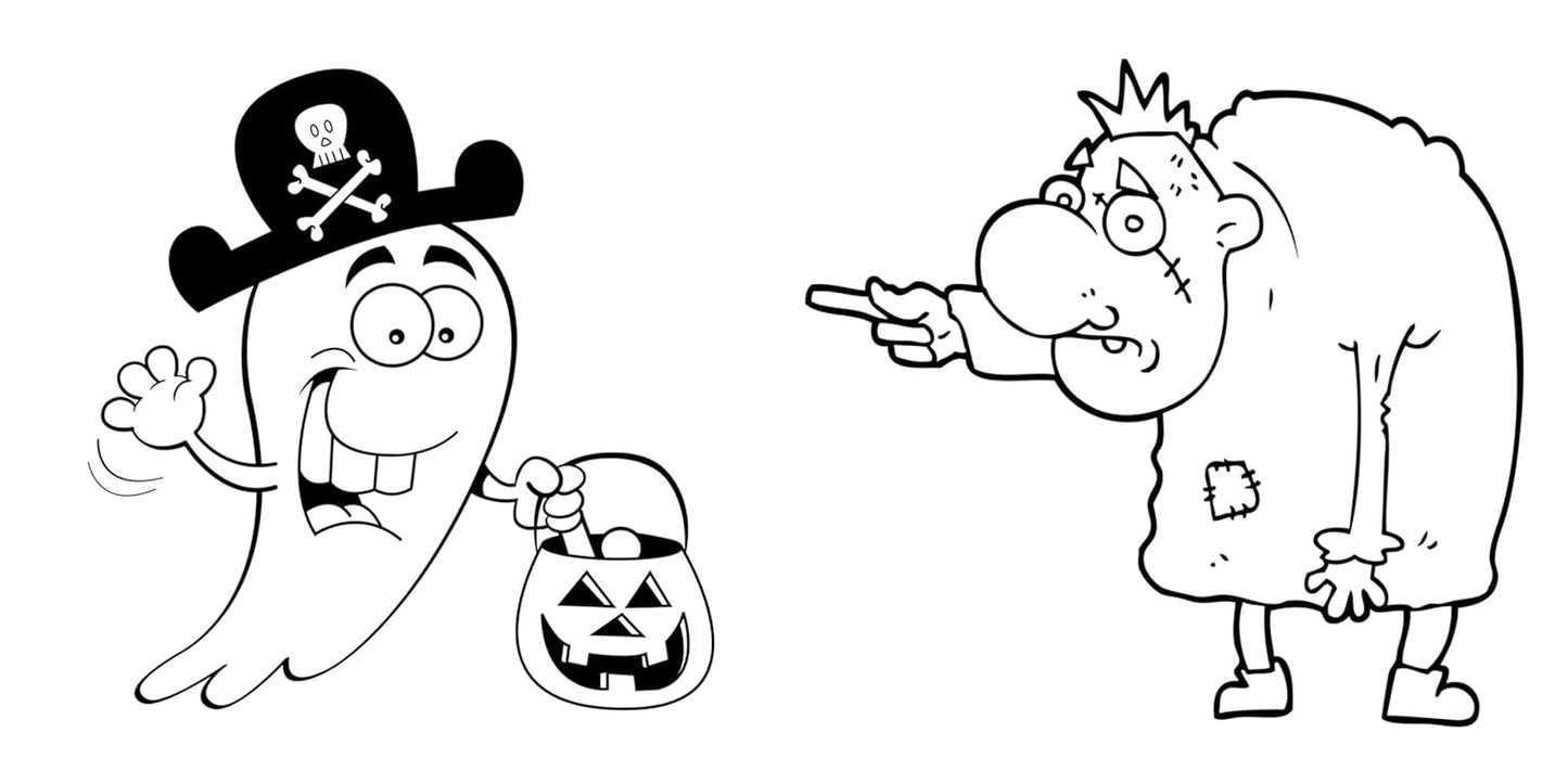 Trick or Treat Coloring
