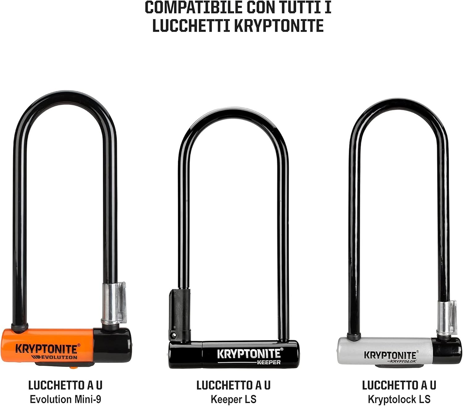 Kryptonite Evolution Disc Lock - Premium Pack - Orange With Pouch And reminder cable