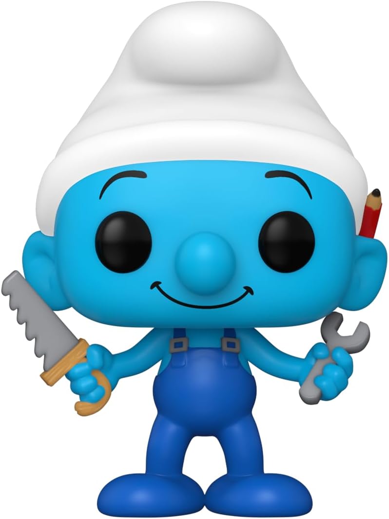 Funko Pop! TV: Papa Smurfs - Handy Papa Smurf - Figura de Vinilo Coleccionable - Idea de Regalo- Mercancia Oficial - Juguetes para Niños y Adultos - TV Fans - Muñeco para Coleccionistas y Exposición